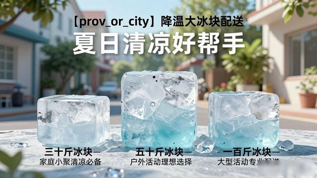 黄浦降温大冰块配送 夏日清凉好帮手